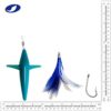 OCEAN CAT Trolling Fishing Lures Daisy Chain Bird Feather Teaser for Fishing with Rigged Hook 7/0 for Mahi, Tuna, Wahoo and More - Image 2