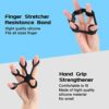 8 Pack Hand Grip Strengthener Kit with Counter,Hesento Grip Strength Trainer,Adjustable Hand Gripper Forearm Strengthener,Hand Strengthener,Finger Stretcher,Grip Ring & Stress Relief Ball for Athletes - Image 5