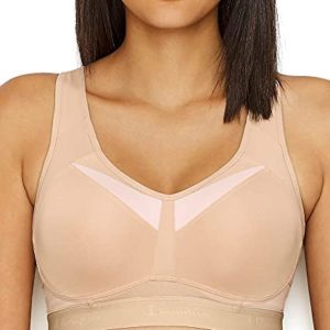 Champion Women's Wired Racerback Athletic Sports Bra with Underwire, Moisture-Wicking