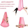 ZHF Aerial Yoga Hammock Silk Yoga Swing for Anti-Gravity Yoga Improves Yoga Handstand Flexibility and Core Strength Safety Tested Including Resistance Band and Safety Buckle - Image 2