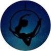 Aerial Hoop Lyra Circus Flow Arts Aerialist - Blue Sky Stars PopSockets PopGrip: Swappable Grip for Phones & Tablets - Image 3
