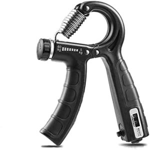 Grip Strength Adjustable Counting Gripper Hand Training Arm Strength Portable Fitness Equipment