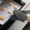 Neoprene Mini Oven Mitts, 2 Pack Short Oven Mitts 500 Degree Heat Resistant Gloves Potholder to Protect Hands with Non-Slip Grip Surfaces and Hanging Loop for Hand Hot Pot Cookware/Bakeware - Image 4