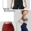 Natural Feelings High Waisted Leggings for Women Ultra Soft Stretch Opaque Slim Yoga Leggings One Size & Plus Size - Image 5