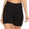 AFITNE Women’s High Waist Yoga Shorts with Pockets, Tummy Control Non See -Through Athletic Workout Running Shorts - Image 4