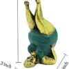 Fat Lady Decorative Figurine Resin with Supported Shoulder Stand Yoga Pose for Decoration with Dimension W3” x L3” x H5.5” (Supported Shoulderstand Pose) - Image 2