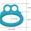 Fanwer 3 Level Hand Grip Strengthener Set Finger Exerciser Silicone Grip Strength Trainer Resistance Bands Finger Stretcher and Grip Hand Exercise Ring for Senior & Arthritis Relieve Wrist Pain (3PCS) - Image 2