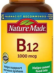 Nature Made Vitamin B12 1000 mcg, Dietary Supplement for Energy Metabolism Support, 90 Softgels, 90 Day Supply