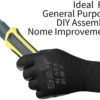 Safety Work Gloves, Safety Work Gloves with Handle (12 Pack), polyurethane (PU) Coated Work Gloves - Image 3
