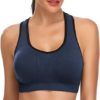 Padded Strappy Sports Bras for Women - Activewear Tops for Yoga Running Fitness Pack of 3 - Image 3