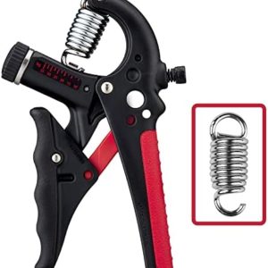 GD Grip 2 Hand Grip Strengthener (Grip Strength Trainer) Adjustable Gripper (22~77lbs) Forearm and Wrist Exerciser Strengthener for Grip Strength