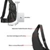 Nicgid Sling Bag Chest Shoulder Backpack Fanny Pack Crossbody Bags for Men - Image 6