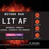 Beyond Raw LIT AF | Advanced Formula Clinical Strength Pre-Workout Powder | Contains Caffeine, L-Citruline, and Nitrosigine | Sweet & Tart | 20 Servings - Image 2