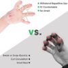 Finger Stretcher Hand Resistance Bands Hand Extensor Exerciser Finger Grip Strengthener Strength Trainer Gripper set for Arthritis Carpal Tunnel Exercise Guitar and Rock Climbing 3 Pack (Round Grip) - Image 2