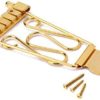 Alnicov 6 String Archtop Guitar Trapeze Tailpiece with Wired Frame Hollow Semi Hollow Electric Guitar Gold - Image 4