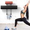 Yoga Mat Rack Wall Mount, Yoga Mat Holder Wall Mount, Yoga Mat Storage for Foam Roller and Yoga Brick, with 3 Hooks for Hanging Yoga Strap and Resistance Bands, Home Gym Decor, Gym Organization(Black) - Image 4