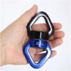 TBUDAR Outdoor Playground Swing 30KN Rotating Device Rope, Rotating for Aerial Silk, Dance Swing Hammock, Outdoor Sports Rock Climbing Accessories (Color : Red Blue) - Image 6
