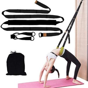 Yoga Strap for Stretching, Waist Back Leg Stretch Strap/Yoga Fitness Band, Waist Flexibility Assist Trainer for Yoga, Pilates, Ballet, Dancing, Gymnastics