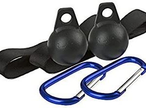 Cannonball Grips Pull Up, Hand, & Grip Strength Training - Pair of 2 steel 3 inch grip balls - Ideal For Pull-Ups, Kettlebells, Dumbbells, & Weights