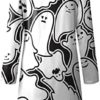 Women's Fall Clothes 2022 Halloween Print Casual Loose Long Sleeve Dress Clothes - Image 4