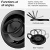 Spigen O-Mag Ring (MagFit) Magnetic Phone Holder Grip Designed for MagSafe (iPhone 14 Pro Max, 14 Pro, 14 Plus, 14, 13 and 12 Series) - Black - Image 5