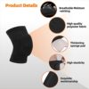 HISFFOG Volleyball Knee Pads for Dancers, Soft Breathable Knee Pads for Men Women Younth Girls Kids Knees Protective, Knee Braces for Volleyball Football Dance Yoga Wrestling Running Cycling - Image 2