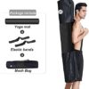 YUREN Large Yoga Mat Thick 1/2 Inch Exercise Mat 6'x4' Double Wide Workout Mat for Home Gym Floor Pilates Stretch - Image 6
