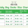 RATIVE RB-71112 Non Skid Anti Slip Crew Socks With Grips For Baby Toddlers Boys - Image 2