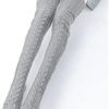 Women's Thigh High Socks Over the Knee Cable Knit Boot Socks, Long Warm Fashion Leg Warmers Winter - Image 6