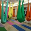 Anti-Gravity Yoga Hammock Fabric Yoga Flying Swing Aerial Traction Device Hammock Equipment for Pilates Body Shaping (Color : Gold) - Image 4