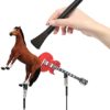 Painting Stand Base Holder and 12PCS Alligator Clip Sticks Set (with Durable Rubber Tips) Modeling Tools for Airbrush Spray, for Gundam Hobby Model Parts Assemble, for DIY Card Photo Memo… - Image 7