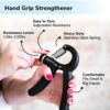 Tannion 6 Piece Forearm & Hand Grip Strengthener Set | Hand Strengthening Training Set | Finger and Wrist Strengthener With Adjustable Resistance | Strength Training Equipment - Image 6