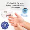 Reverse Grip Finger Strengthener Exerciser - Grip, Finger Dexterity, Wirst, Forearm Extensor, & Hand Workout Stretcher Trainer Silicone Bands for Athletes e.g Climbing Athletes, Musicians e.g. Guitar Players, Physical Rehabilitation Resistance Training Therapy Equipment, Extension Exerciser 40 LB - Image 6
