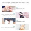 Fascy Moisturizing Hand Masks, Premium Hand Masks Moisturizing Gloves Hand Skin Repair, Collagen Hand Mask Treatment for Cracked & Dry Hands, Exfoliating Spa Mask with Removable Fingertips - 10 Sheets - Image 6