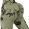 RXRXCOCO Women Seamless Scrunch Butt Leggings Contour High Waisted Yoga Pants Tummy Control Compression Workout Tights - Image 4