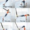 Bodyweight Resistance Training Straps, JIYUNTOO Suspension Training System, Full Body Workouts Trainer Kit for Home Travel Outdoors, Include Door Anchor and Wall Anchor - Image 6