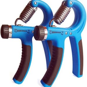 LingXi Hand Grip Strengthener Adjustable Resistance 22-132Lbs (10-60kg), Hand Grip Strengthener Set(2 Pack), Increasing Hand Wrist Forearm Trainer Exerciser