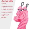 ZHF Aerial Yoga Hammock Silk Yoga Swing for Anti-Gravity Yoga Improves Yoga Handstand Flexibility and Core Strength Safety Tested Including Resistance Band and Safety Buckle - Image 3