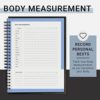 FitMate Fitness Journal, 160-page Spiral Workout Journal Log Book with Goal Setting, Fitness Planner Progress Tracking, Body Measurements, Calendar, and Detailed Exercise Planner, Waterproof and Sweatproof, 8 x 6 Inches - Image 7