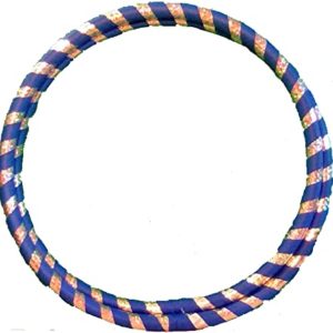 Adult 1 lb. Hula Hoops Blue Light Weight Fitness Dance Workout Exercise - Perfect for Hoop Dance and Off-Body moves Advanced Hoopers Weight Medium 38 inches round. Get Your Middle Little!