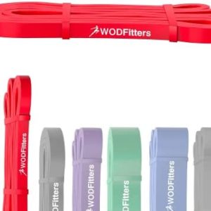 WODFitters Pull Up Assistance Band for Stretching, Mobility Workouts, Warm Up, Recovery, Powerlifting, Home Fitness and Exercise…