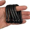 3.15 inch Carabiner Clip Spring Snap Hook, Quick Link Buckle Clip, for Outdoor Camping Hiking Hammock Swing 5 Pcs. - Image 3