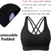 AKAMC 3 Pack Women's Medium Support Cross Back Wirefree Removable Cups Yoga Sport Bra - Image 4
