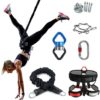 XWWDP Bungee Dance Flying Suspension Rope Aerial Anti-Gravity Yoga Cord Resistance Band Set Workout Fitness Home Gym Equipment - Image 2