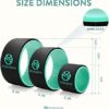 UpCircleSeven Yoga Wheel Set - Strongest & Most Comfortable Yoga Prop Wheel, 3 Pack for Back Pain and Stretching (12, 10, 6 inch) - Image 3
