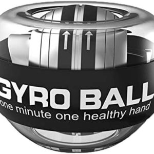 GOZATO Auto-Start Wrist Power Gyro Ball, Wrist Strengthener and Forearm Exerciser for Stronger Arm Fingers Wrist Bones and Muscle with LED Lights