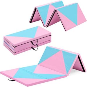 Outroad Gymnastics Mat 4' x 8' x 2"/4' x 10' x 2" Thickening Exercise Mat or Octagonal Tumbler Gymnastics Mat - Exercise Aerobics Mats Stretching Fitness for Home Gym Fitness
