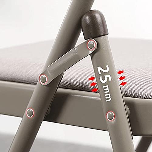 Nisorpa Yoga Auxiliary Foldable Chair with Lumbar Back Support Balance Handstand Training Tool, Yoga Equipment Metal Folding Chair, Grey - Image 8