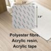 BaHoki Essentials Carpet Slip Stickers - Strong Grip on All Type of Floor Surface - Stick on Under Rug for Non Slip Carpet Grip - Rug Pads with Suction Pores for Firm Grip - 4 Pack - Image 7