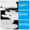White Gloves, 12 Pairs Thicken Cotton Gloves, Moisturizing Gloves Overnight, One Size Fit White Gloves Women and Men, Washable Cotton Gloves Eczema Gloves, White Cotton Gloves for Dry Hands (12 Pairs) - Image 5